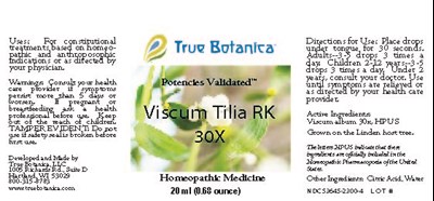 Viscum Tilia Rk 30x (Viscum Tilia Rk 30x 20 mL Final V1 8 17 2023)